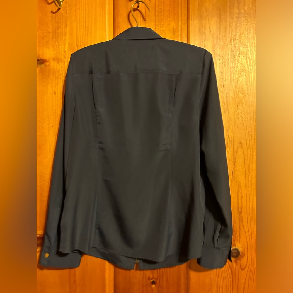 Michael Kors zip up blouse. Size large.